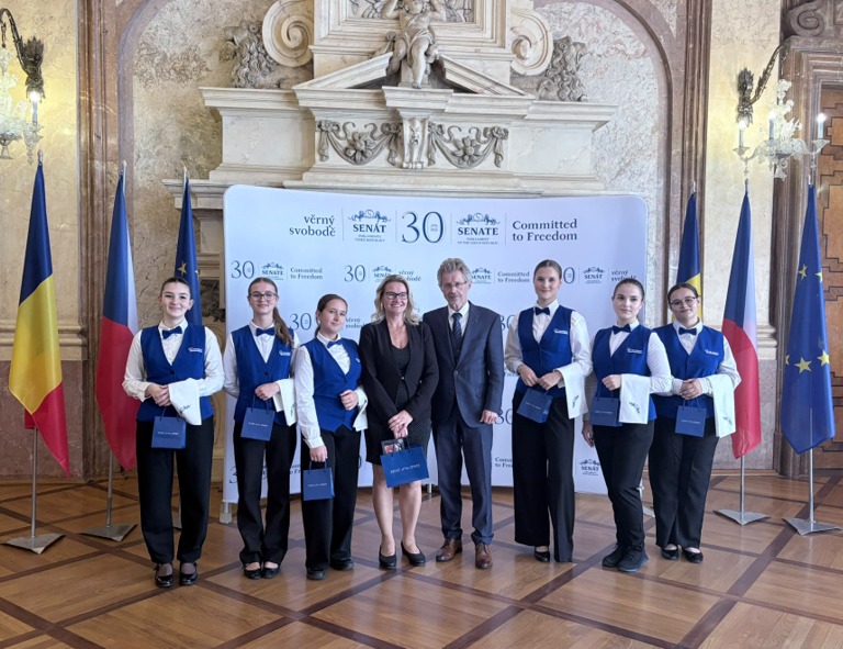 Naši žáci v Senátu České republiky